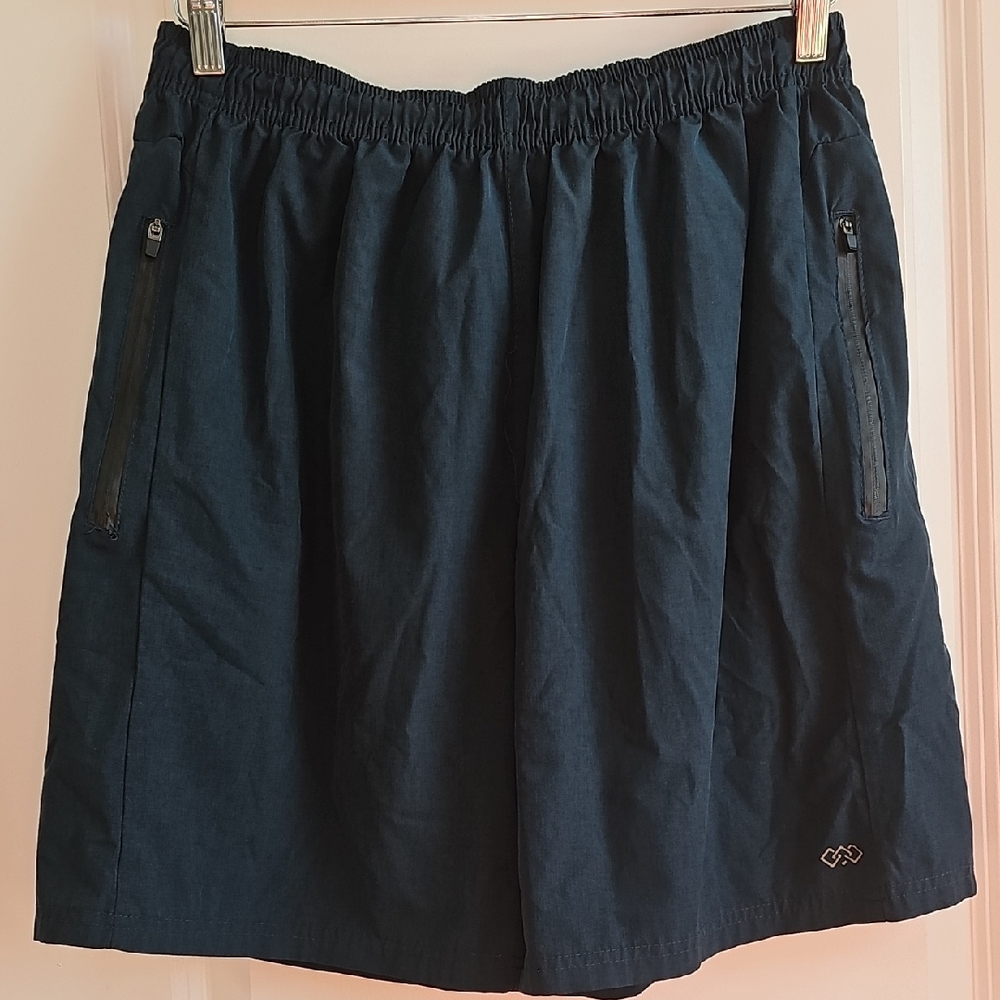 Navy Blue Athletic Shorts